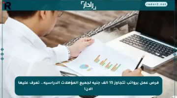 فرص عمل برواتب تتجاوز 15 ألف جنيه لجميع المؤهلات الدراسية.. تعرف عليها الآن!